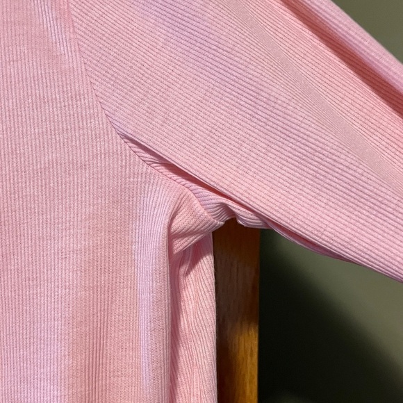 Muk Luks Pink Button-Up Pajama Top - Picture 8 of 8